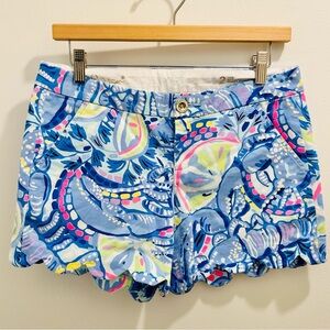 NWT Lilly Pulitzer Buttercup Shorts 2 Blue Peri Pinch Pinch pink white purple